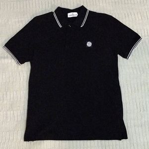 Stone Island Polo - Black, Regular fit Medium